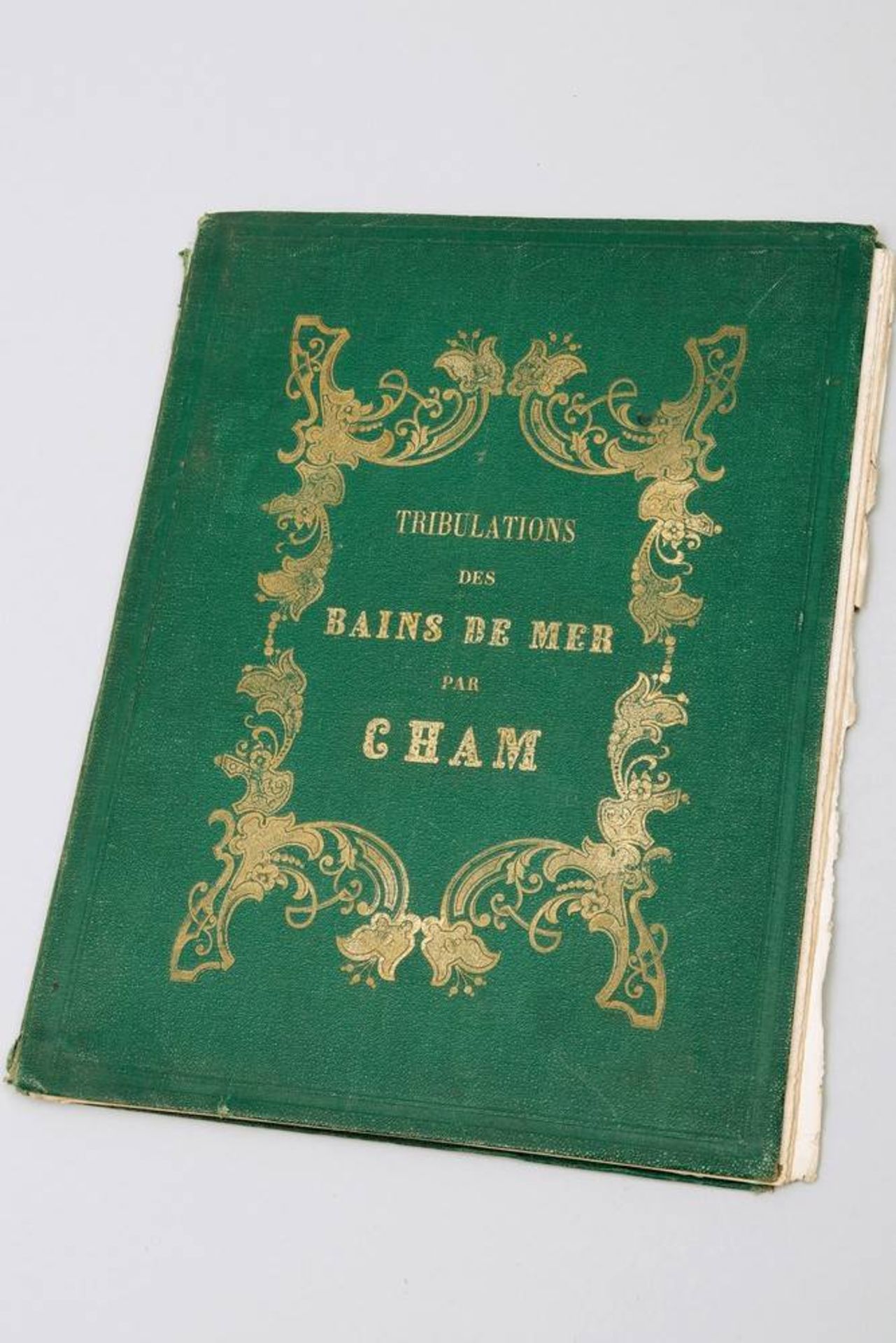 Cham, eigentlich Amédée Charles Henri de Noé (1819, Paris - 1879, ebda)"Tribulations des Bains de - Bild 2 aus 5