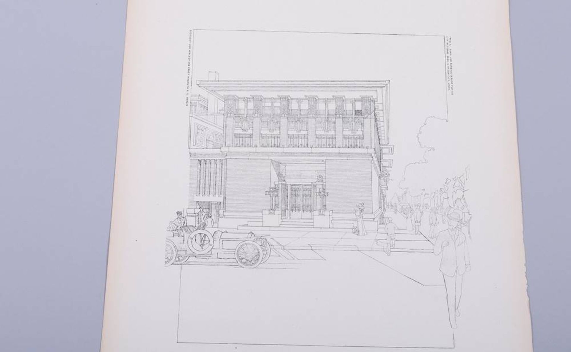 Buch - sog. Wasmuth Portfolio Wasmuth, Ernst (Verleger), Frank Lloyd Wright, ausgeführte Bauten - Bild 7 aus 7