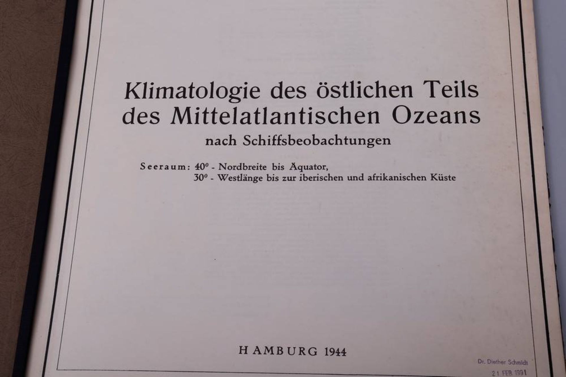 Konvolut Marinekarten, 3. Reichbestehend aus: "OKM Atlas der Bodenbeschaffenheit des Meeres, - Bild 5 aus 8