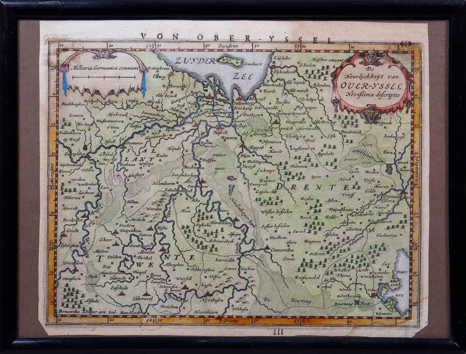 Gerard Mercator (1512 in Rupelmonde, Kruibeke, Belgien - 1594 in Duisburg)"De Heerlyckheyt van