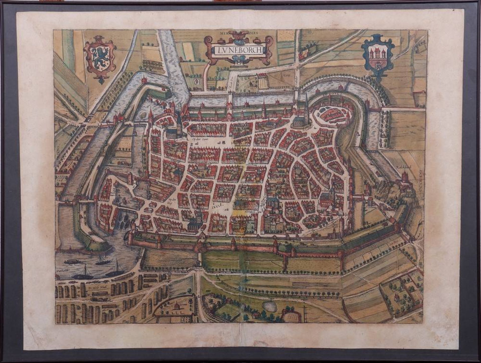 Georg Braun (1541 in Köln - 1622 ebenda) & Frans Hogenberg (1535 in Mechelen - 1590 in Köln)