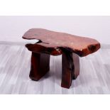 Beistelltisch wohl USA, 20. Jhdt., Redwood, HxBxT ca. 44x78x50cm Occasional Table poss. USA, 20th