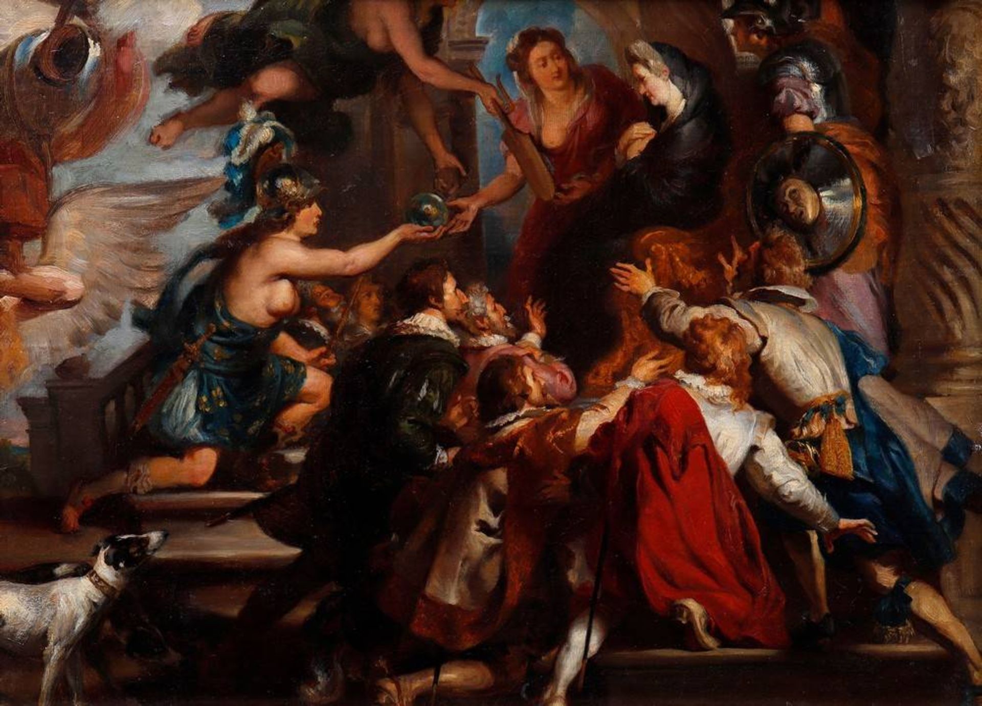 Die Apotheose von Heinrich IV. und die Krönung der Königin Maria de’ Medici Nach Peter Paul Rubens, - Image 2 of 7
