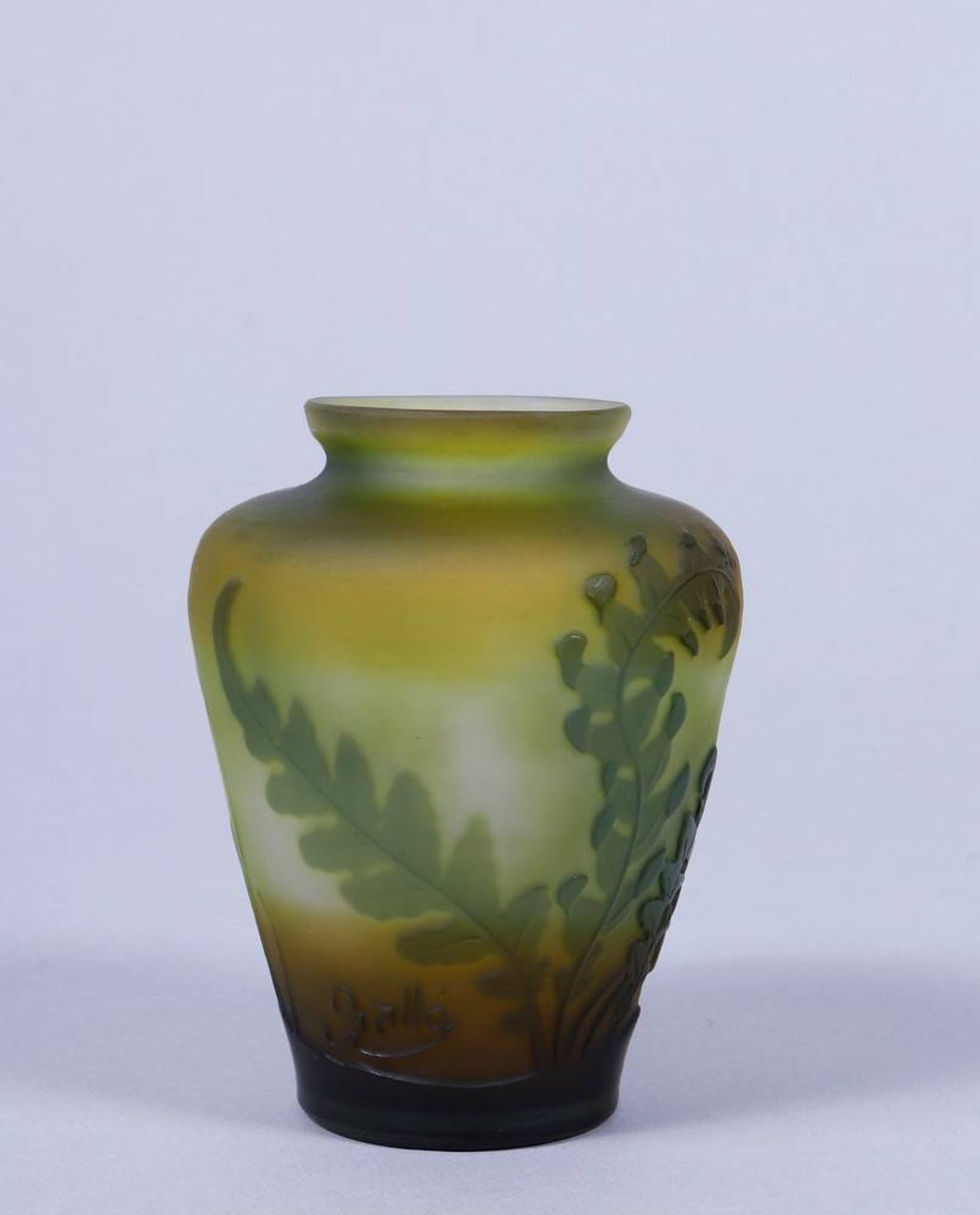 Kleine Jugendstil-Vase, Emile Gallé, Nancy, um 1900/05 - Image 3 of 4