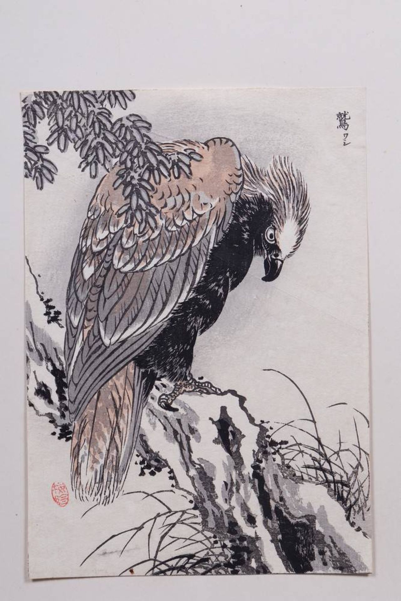 Kōno Bairei (1844 in Kyoto - 1895 ebenda), 7 Farbholzschnitte - Bild 11 aus 17