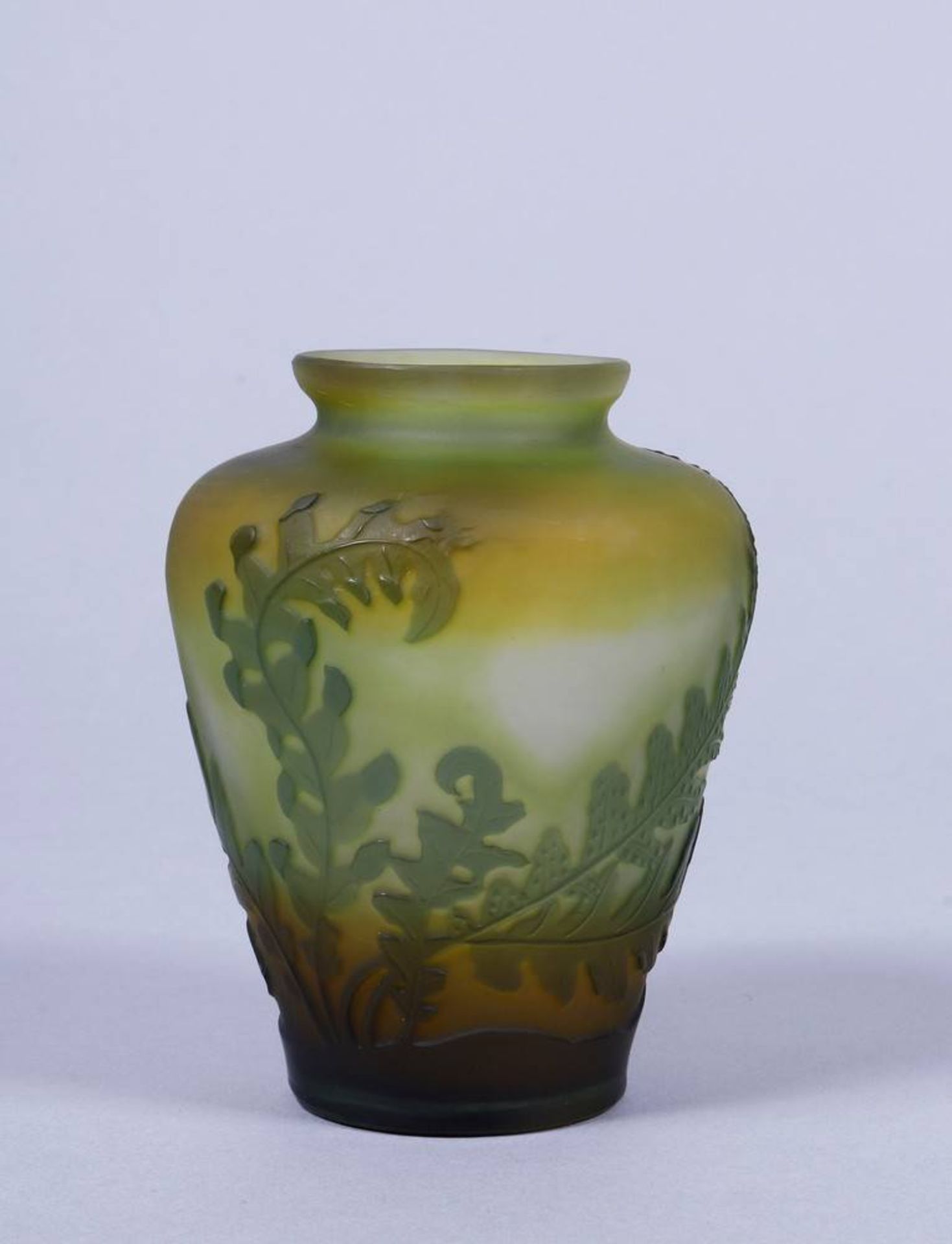 Kleine Jugendstil-Vase, Emile Gallé, Nancy, um 1900/05