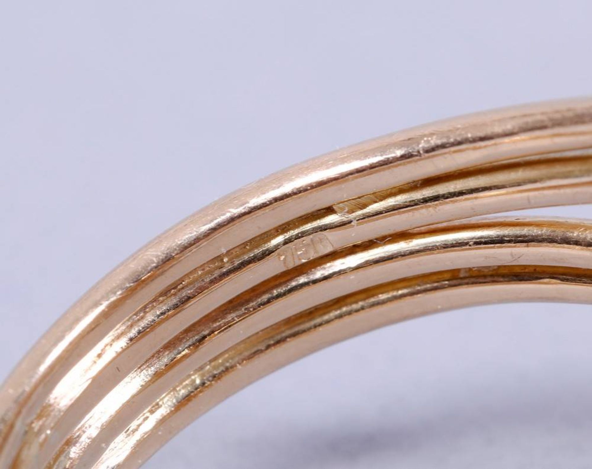Ring, 750er Gold - Bild 4 aus 4