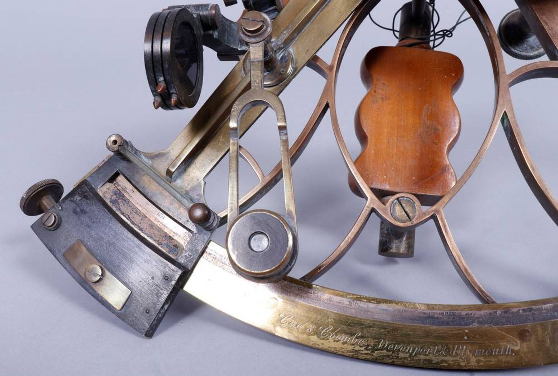 Sextant in Transportkiste, Cox & Coombes, Devenport/Plymouth, um 1900/20 - Bild 2 aus 4