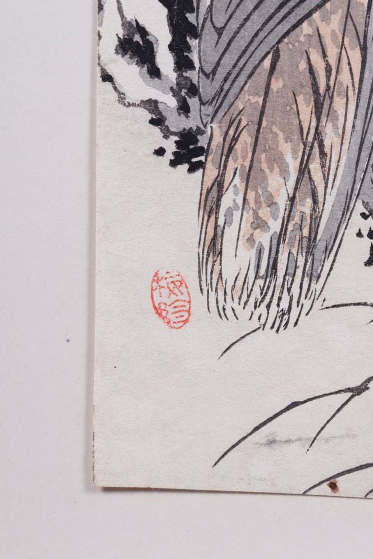 Kōno Bairei (1844 in Kyoto - 1895 ebenda), 7 Farbholzschnitte - Bild 12 aus 17