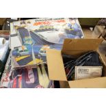 Matchbox Powertrack 4000 Slot Car Racing Set plus Race and Chase set both with extra car and a box