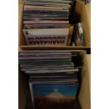 A collection of LP / records and 45's to include; Led Zeppelin, Rush, The Beatles, Bob Marley,