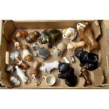 A collection of assorted ceramics and other Bulldog figures to include; Doulton, Beswick, Sylvac and