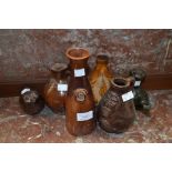 A collection of 19th Century stone ware and early 20th Century stone ware containers