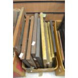A box of vintage/antique pictures and frames