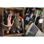 Action Man figures and vehicle parts A/F