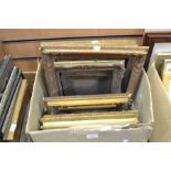 A collection of 19th Century and 20th Century Gesso frames, plus others (Q)