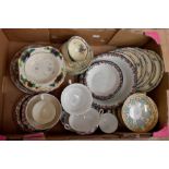 Collection of tea cups and Sheffield early to mid 20th Century