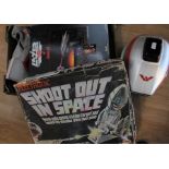 Chad Valley Electronic Shoot Out in Space, plus two Laser Tag Game Kits with one vest plus