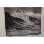 Eight CRW Nevinson 1889-1946 prints and block prints some singed in pencil