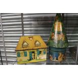 Biscuit Tins: A Lucie Attwell Fairy Tree Biscuit Money Box, in the form of a tree with detachable,