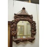 Five various antique and vintage mirrors