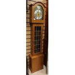 A 20th Century Tempus Fugit of London mahogany grandmother clock