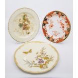 A collection of Crown and Royal Crown Derby serving dishes and plates, including Harrow; Victoria