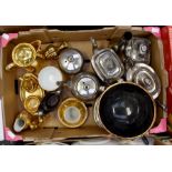 A collection of early 20th Century tea sets, mostly unmarked gold and silver ground