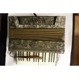 Three piano accordion; Stentor 24 bass