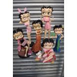 Betty Boop figures, Hairdresser, Bunny Girl, Dazzling Diva, Shimmering Surprise, Pretty as a