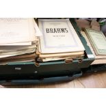 A collection of 19th & 20th Century sheet music in four boxes