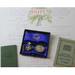 William Dupen Trunk and silver medal and Henrietta