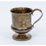 A George III silver cup, gilt lined, London 1815, maker Rebecca Emes and Edward Barnard 1approx 4.