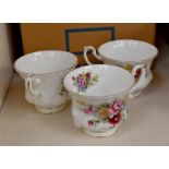 A Royal Albert 'Chelsea Garden' tea set, comprising six cups, six saucers and six side plates,