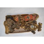 A Various religious icons from Europe including wood carved, giltwood and marble items etc (Q)