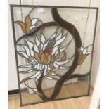 A stained glass window, 25 1/4 wide x 31 3/4 high approx, The Stained Glass Company, Scarborough,