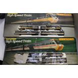 Two boxed Hornby railways high speed train Intercity sets, R673 and R693 (2)