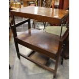 A 20th Century mahogany tea trolley