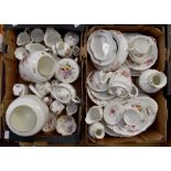 A large collection of early to late Royal Crown Derby Posie pattern items (4 boxes)