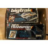 Bigtrak with transport dump unit, original 1979 Milton Bradley, boxed (wear to boxes) (2)