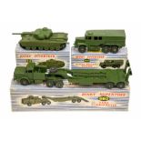 Dinky: A collection of three boxed Dinky Supertoys vehicles comprising: 660 Tank Transporter; 651