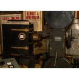 An early Simplex 35mm movie projector. Complete machine with Simplex stand and Kineto arc light