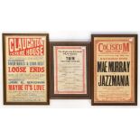 Collection of six framed cinema posters, comprising: Clifton Cinema Ludlow (Sex in a Convent); Odeon