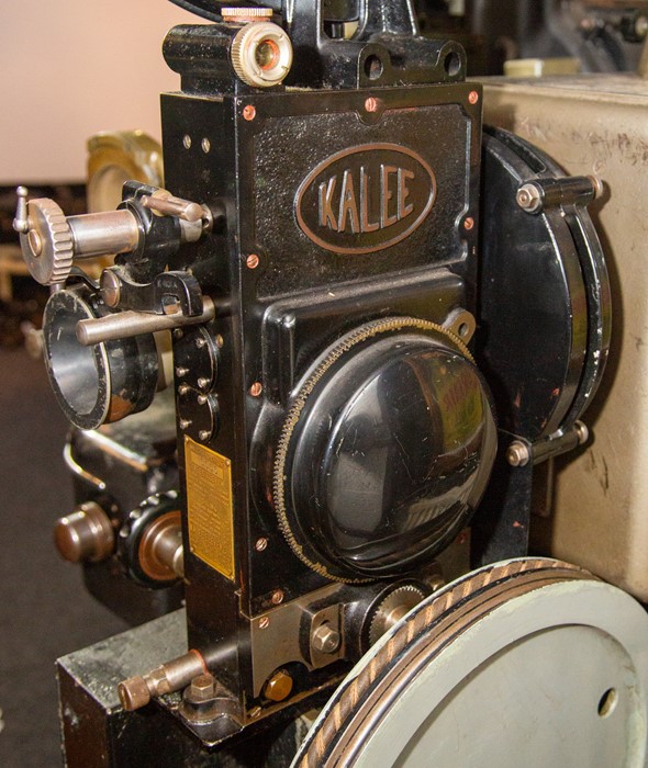 A Kalee 11 35mm movie projector, Kalee stand on Western Electric 206 sound head, BTH arc lamp. c. - Image 4 of 4