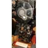 A Magnus 35mm movie projector mechanism with top box Please note: This Lot can only be viewed by