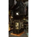 A Super Simplex 35mm movie projector mechanism with top box Please note: This Lot can only be viewed