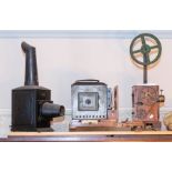 A Matagraph 35mm movie projector. One of the earliest British projectors. Made by Levi, Jones & Co.,