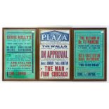 Collection of six framed Birkenhead cinema posters, 1930 & 1931, comprising: Scala (two posters: