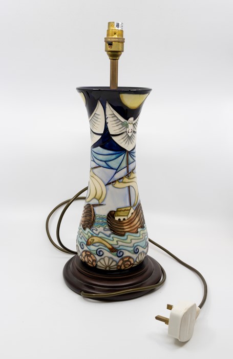 Moorcroft Winds of Change table lamp, approx 44 cms including fittings In very good condition - Image 3 of 3