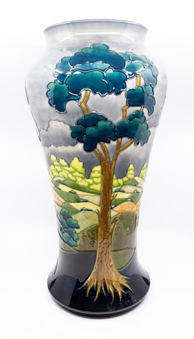 Moorcroft After the Storm baluster vase, limited edition 30/200 with original certificate, approx 53 - Image 4 of 5